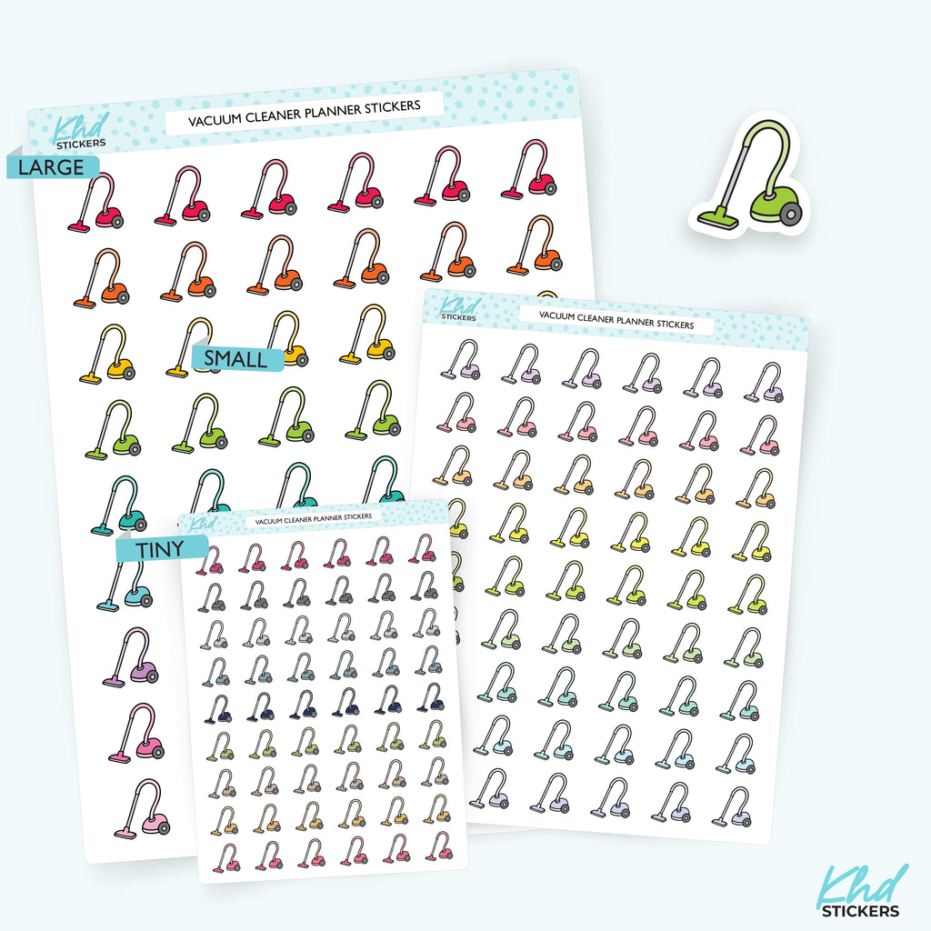 Vacuum Icon Stickers Small