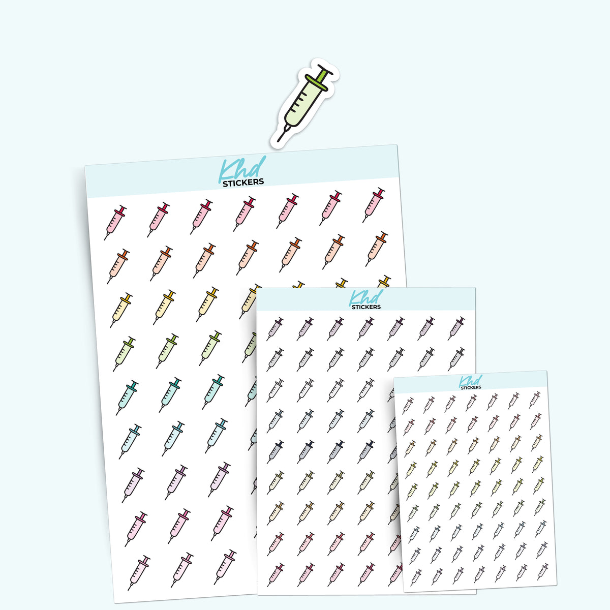 Syringes & Injections Planner Stickers – KHDStickers