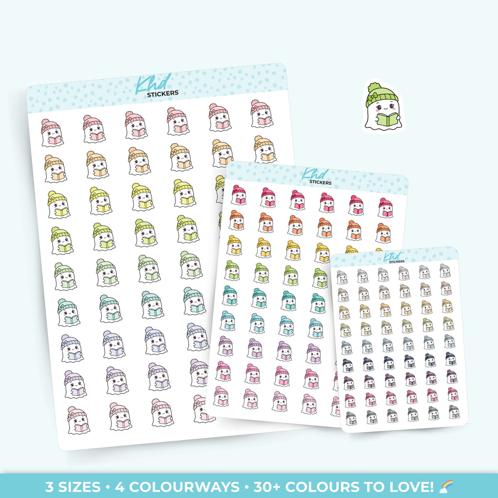 Georgina Ghost Reading Stickers
