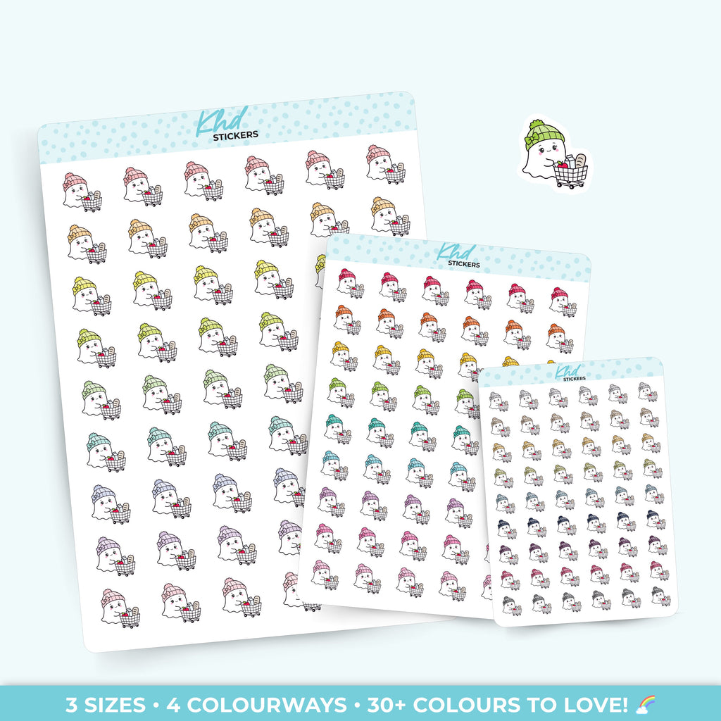 Georgina Ghost Shopping Stickers