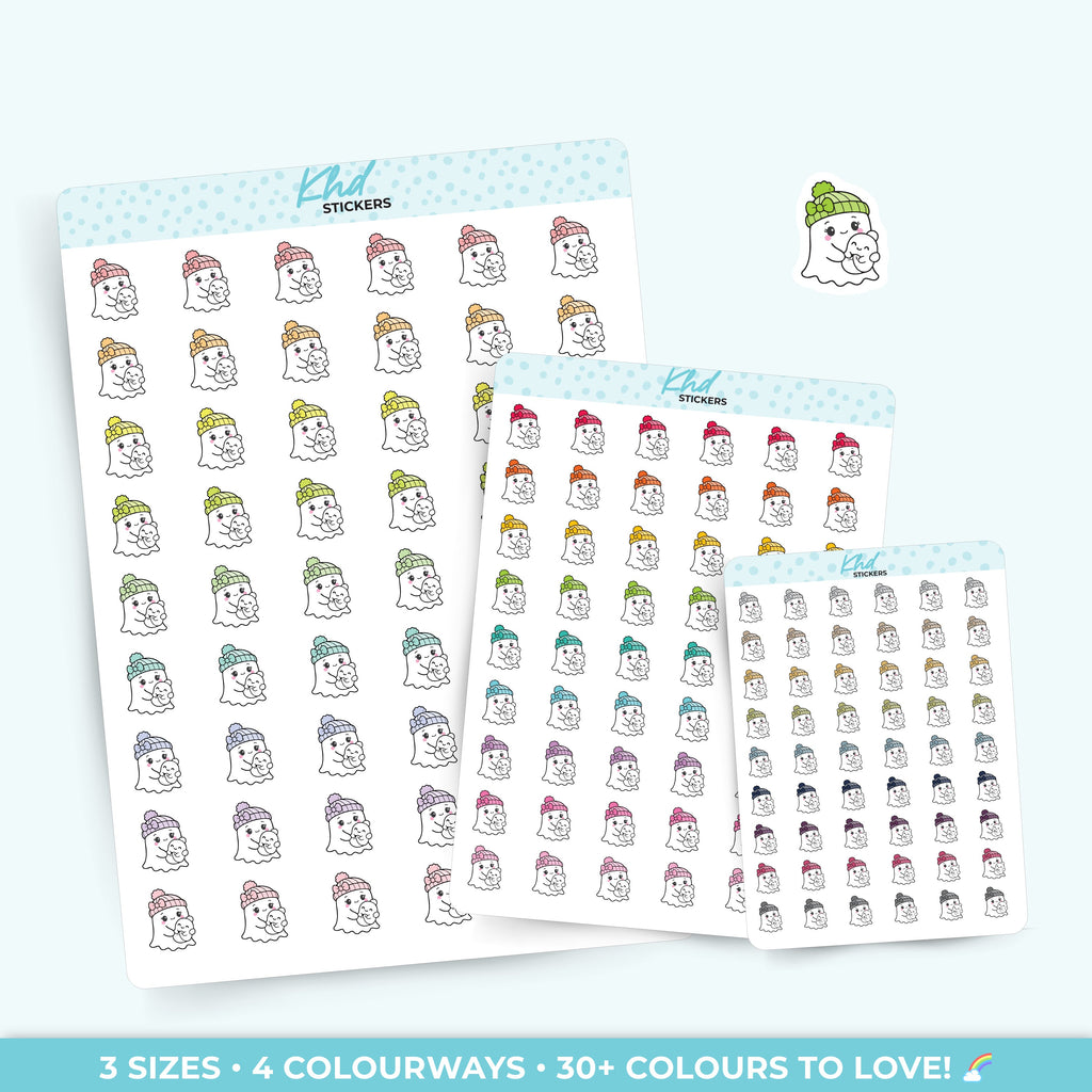 Georgina Ghost with Baby Stickers