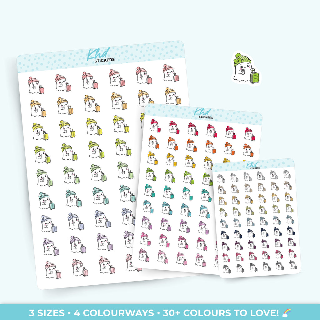 Georgina Ghost Travelling Stickers