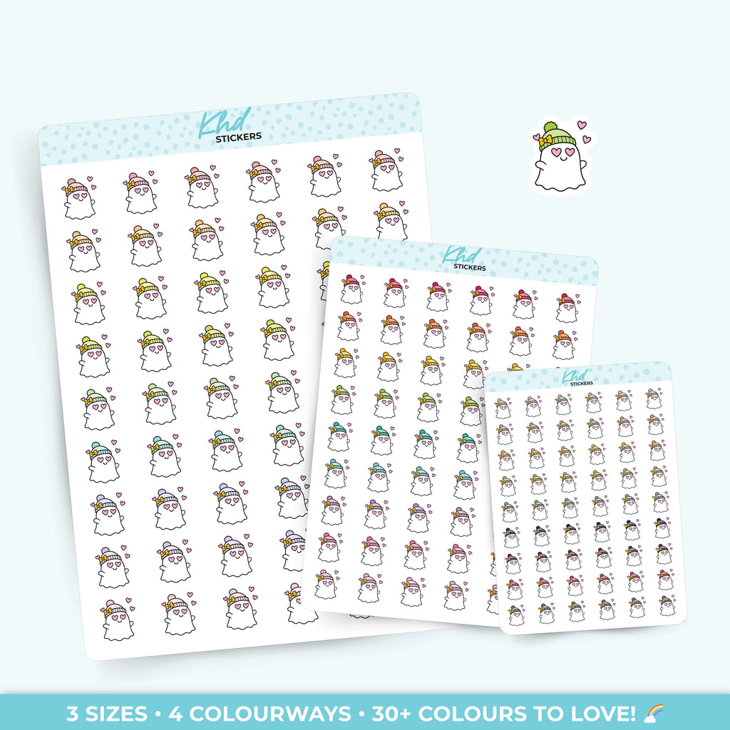 Georgina Ghost in Love Stickers