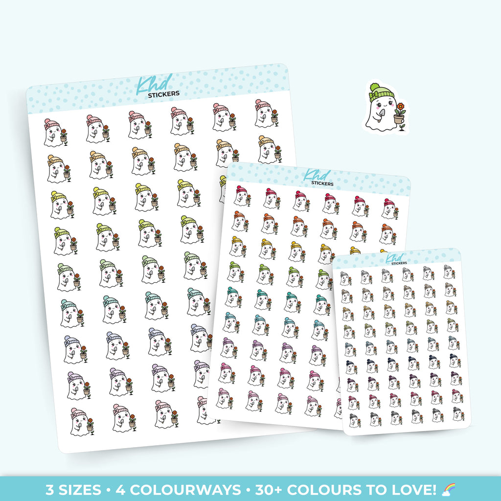 Georgina Ghost Gardening Stickers