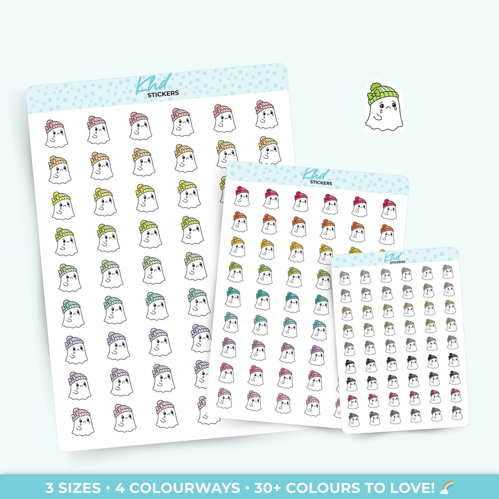 Georgina Ghost Feeling Sad Stickers