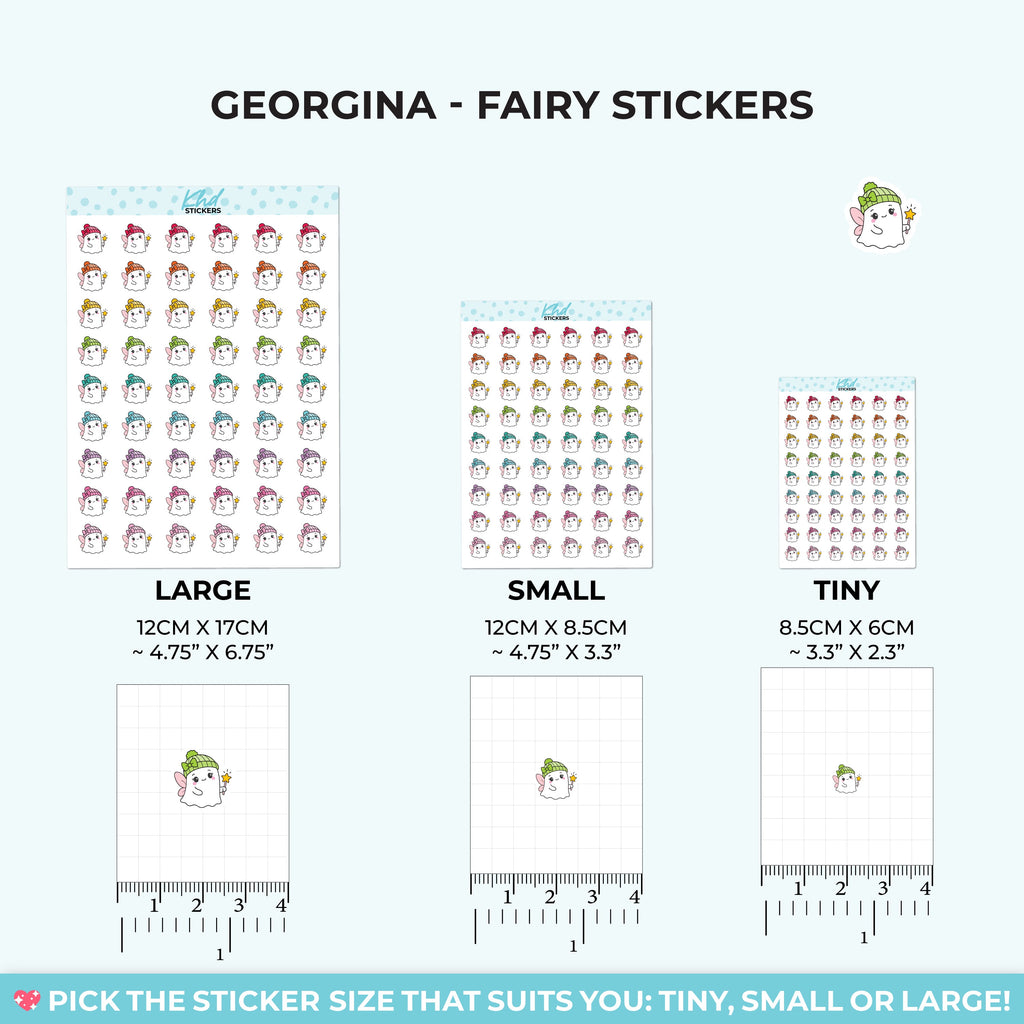 Georgina Ghost as a Fairy Stickers