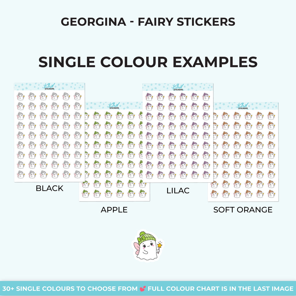 Georgina Ghost as a Fairy Stickers