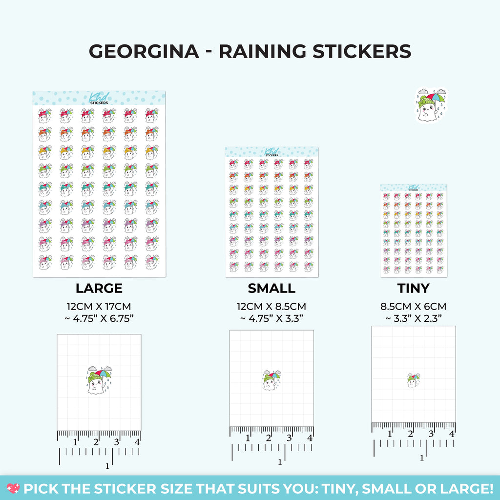 Georgina Ghost in the Rain Stickers