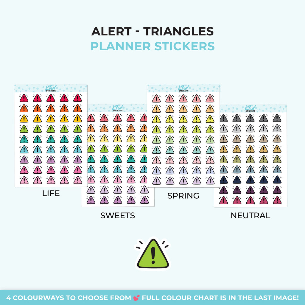 Alert - Triangles Planner Stickers - image 4