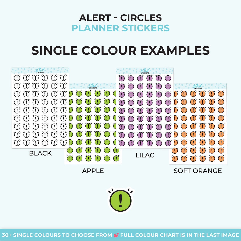 Alert - Circles Planner Stickers - image 5