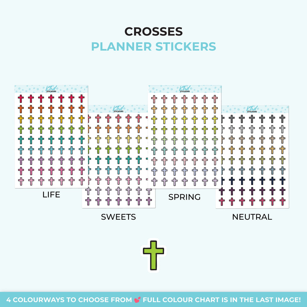 Crosses Planner Stickers - image 4