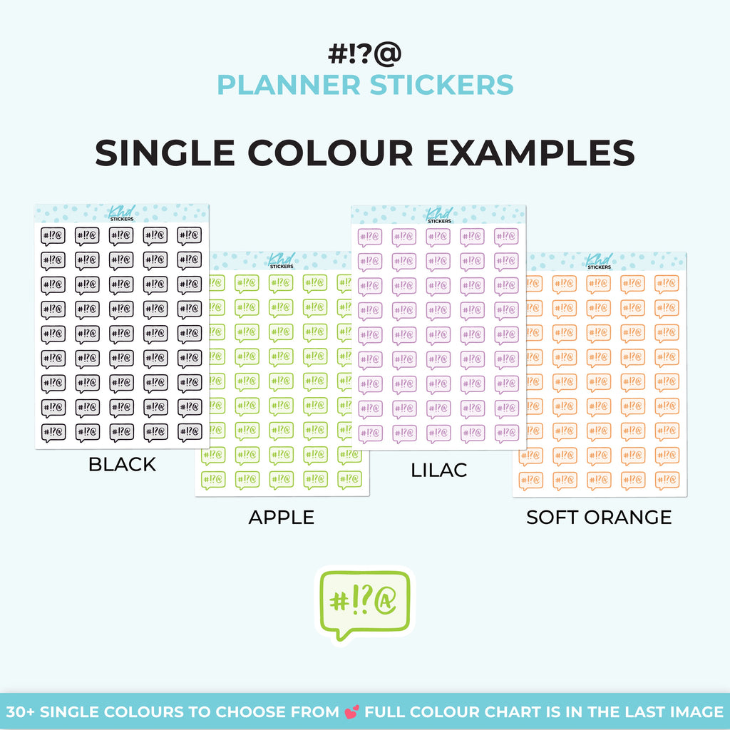 #!?@ Planner Stickers - image 5