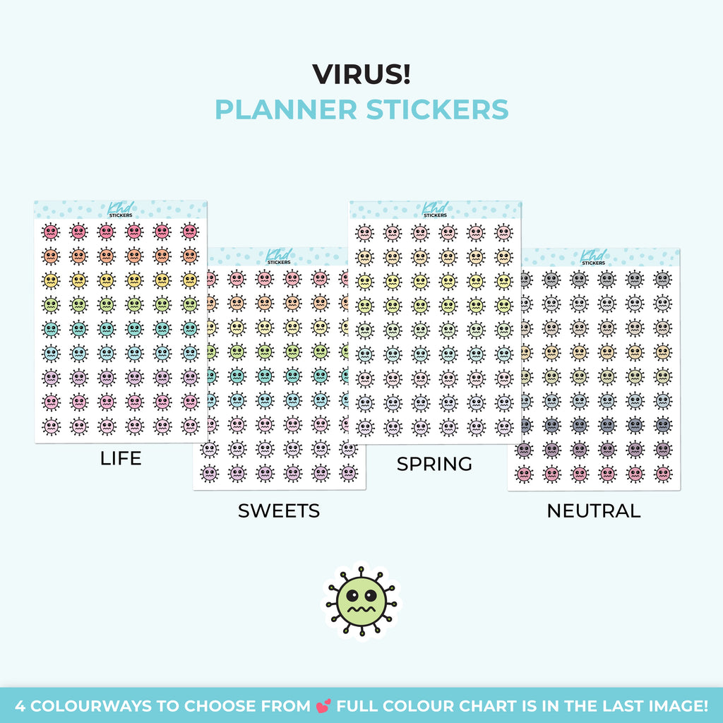 Virus! Planner Stickers - image 4