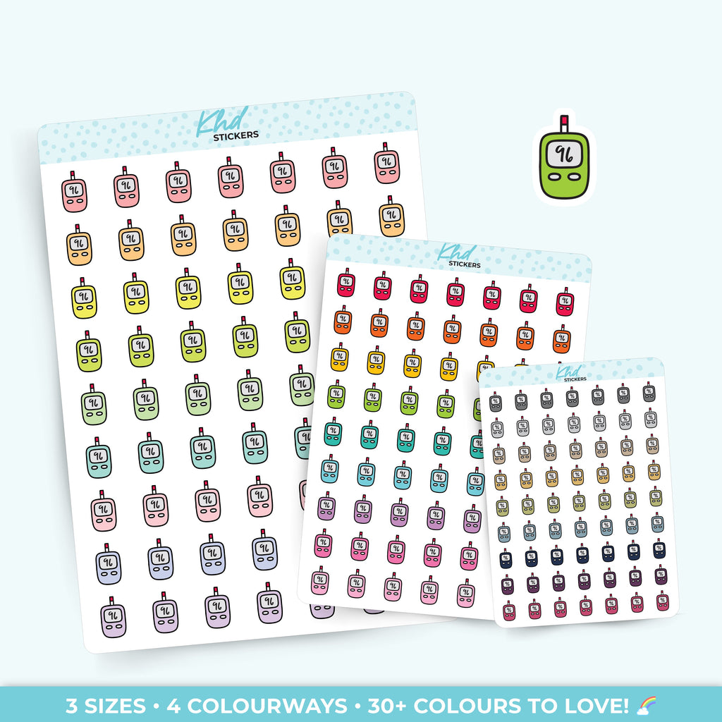 Blood Meter Planner Stickers - image 1