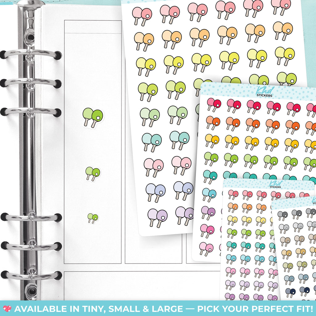 Table Tennis Planner Stickers - image 2