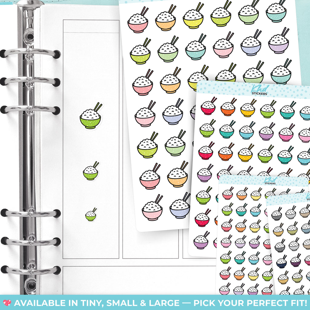 Rice Bowls Planner Stickers - image 2