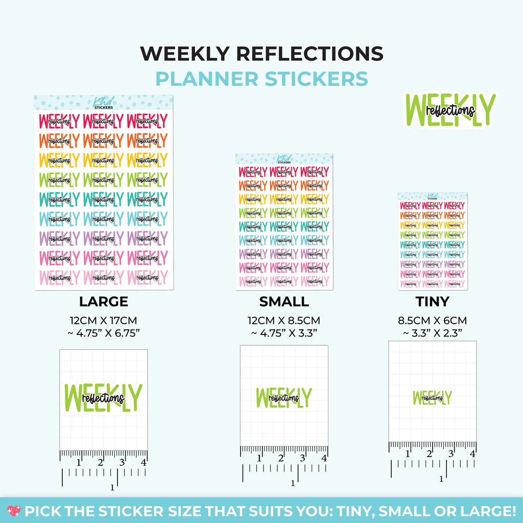 Weekly Reflections Planner Stickers - image 3