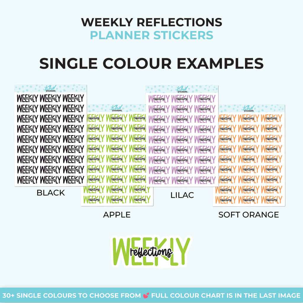 Weekly Reflections Planner Stickers - image 5