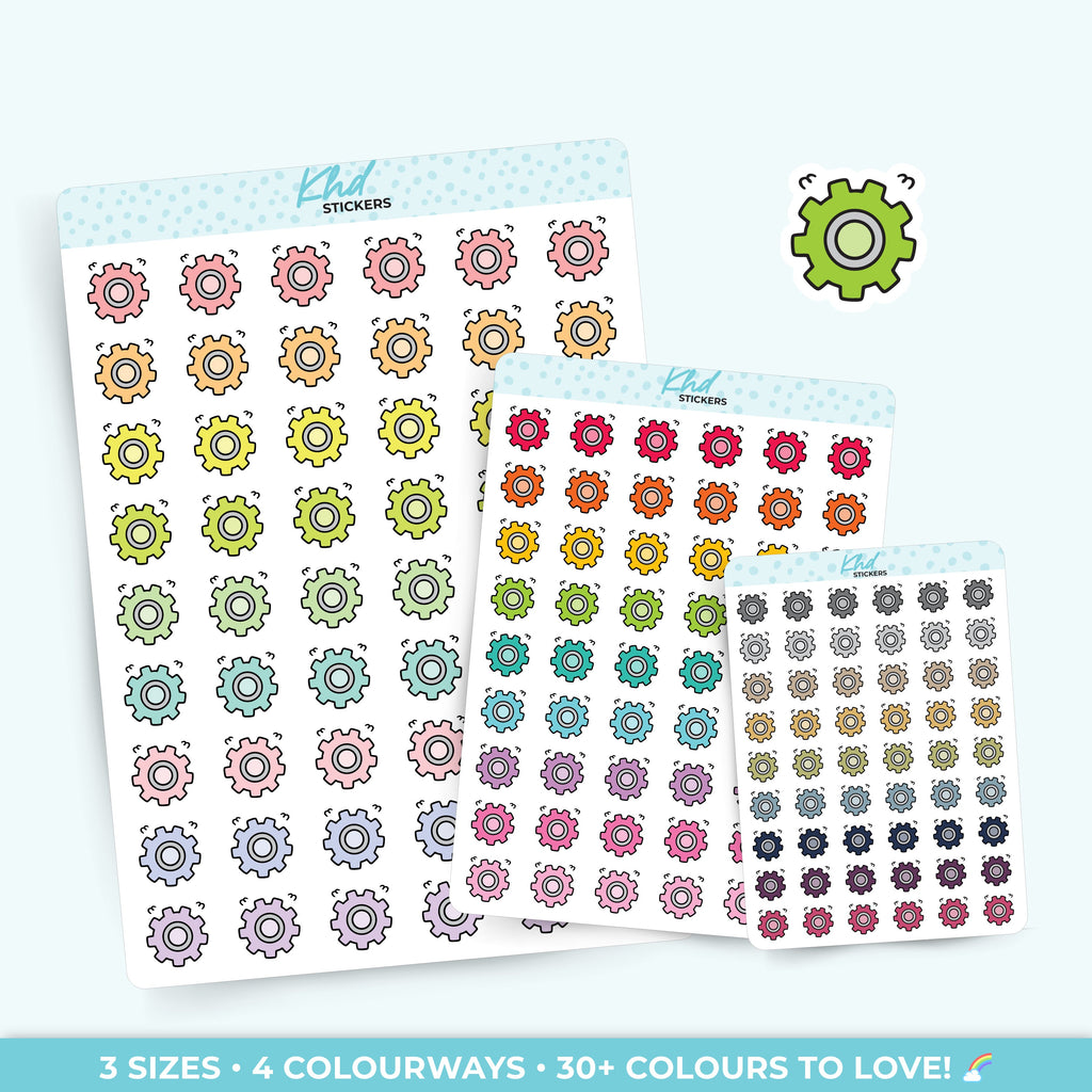 Cogs Planner Stickers - image 1