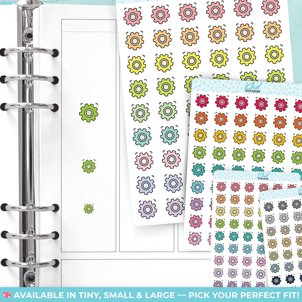 Cogs Planner Stickers - image 2