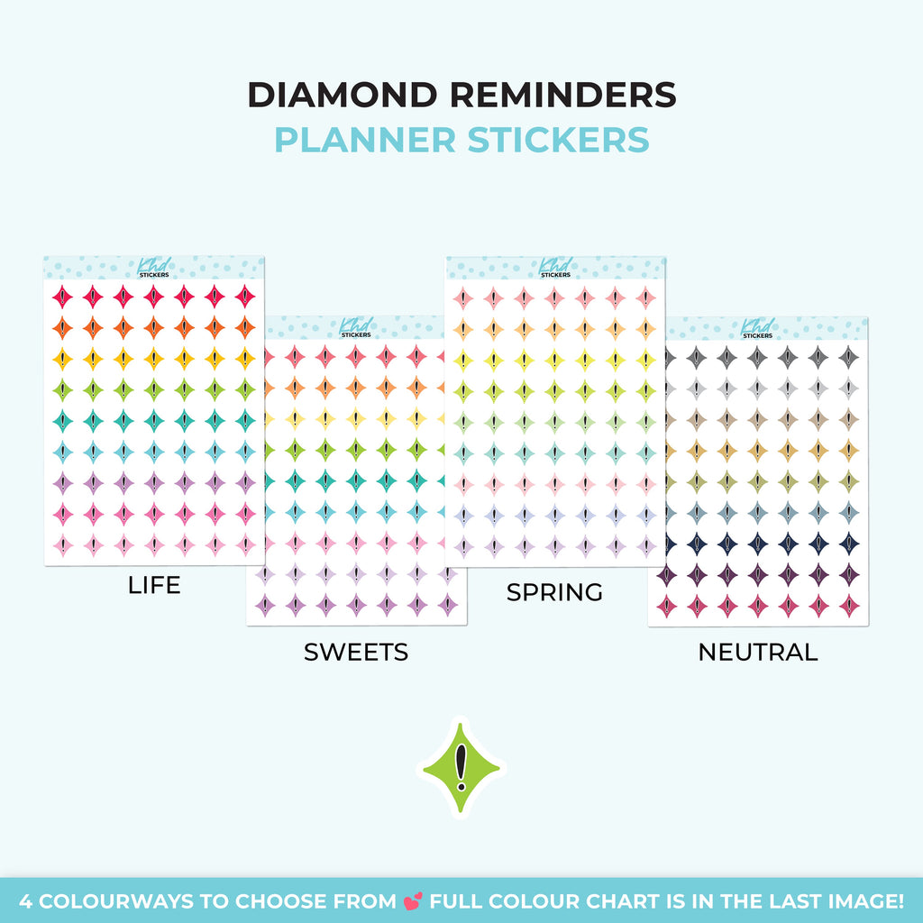 Diamond Reminders Planner Stickers - image 4