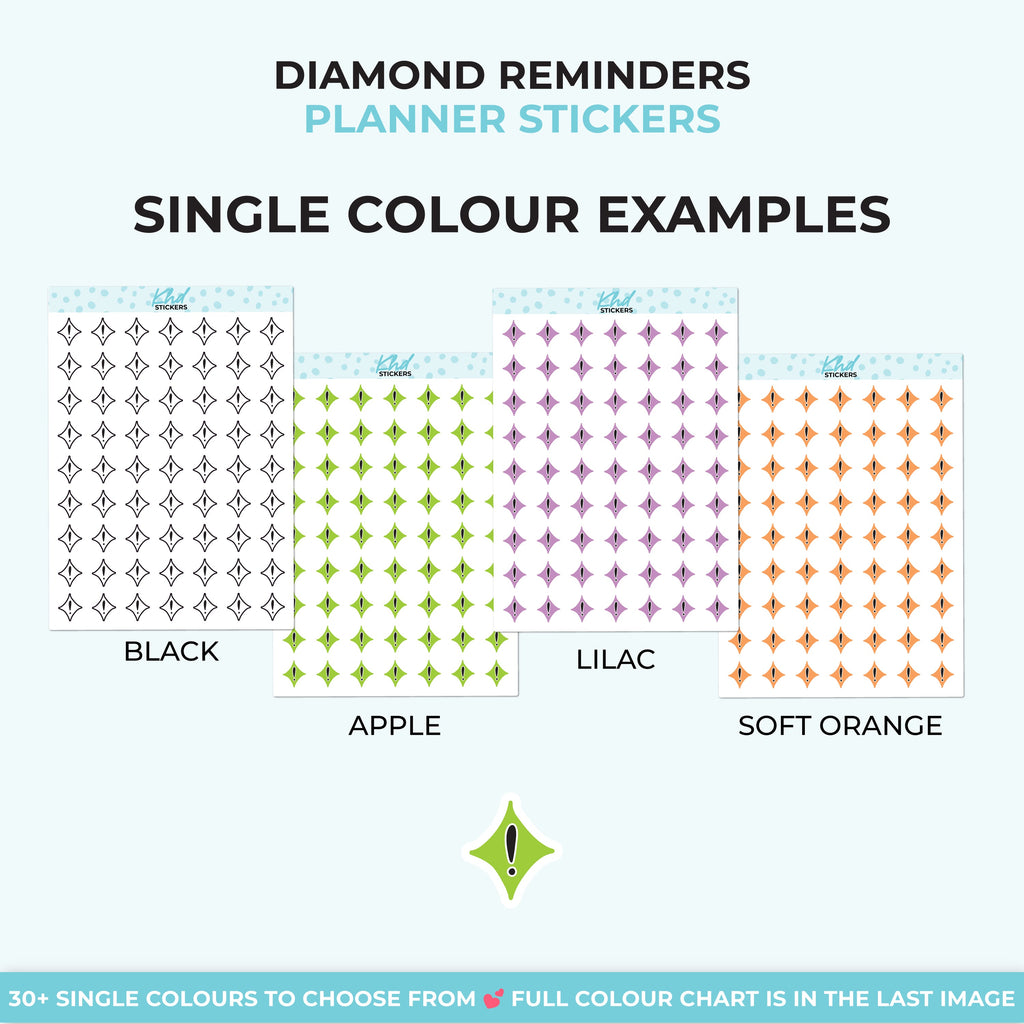 Diamond Reminders Planner Stickers - image 5