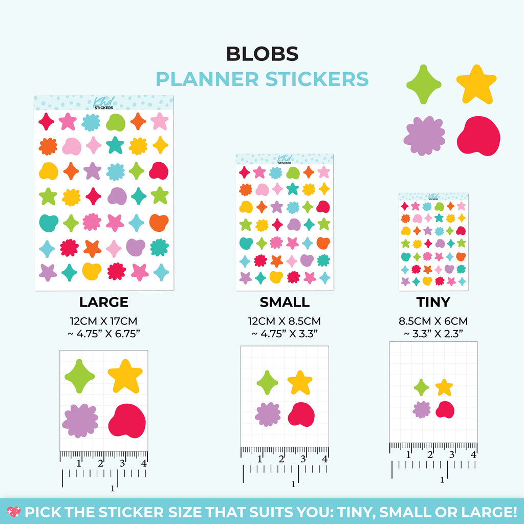 Blobs Planner Stickers - image 3