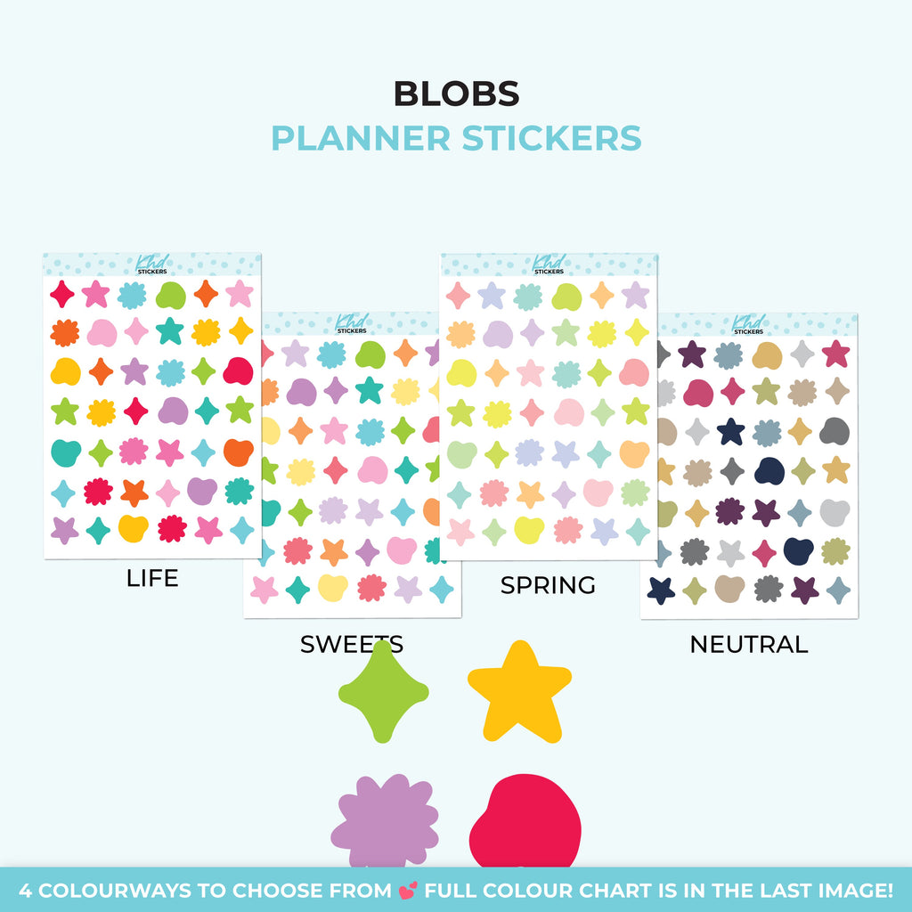 Blobs Planner Stickers - image 4