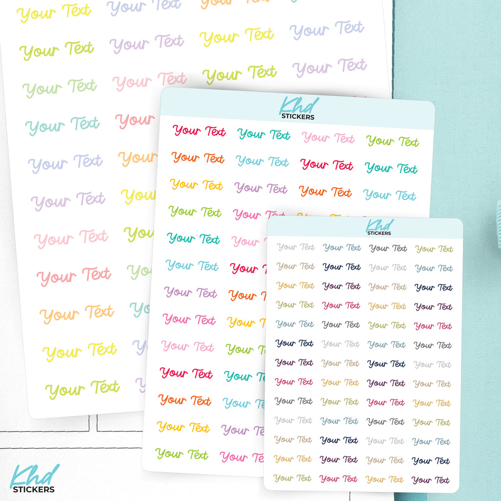 Custom Planner Stickers | KHDStickers