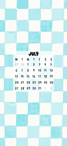 Phone — With Calendar — July 2026