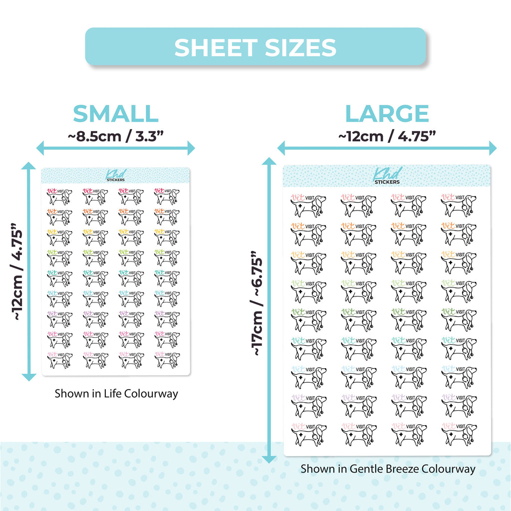 Dog Planner Stickers