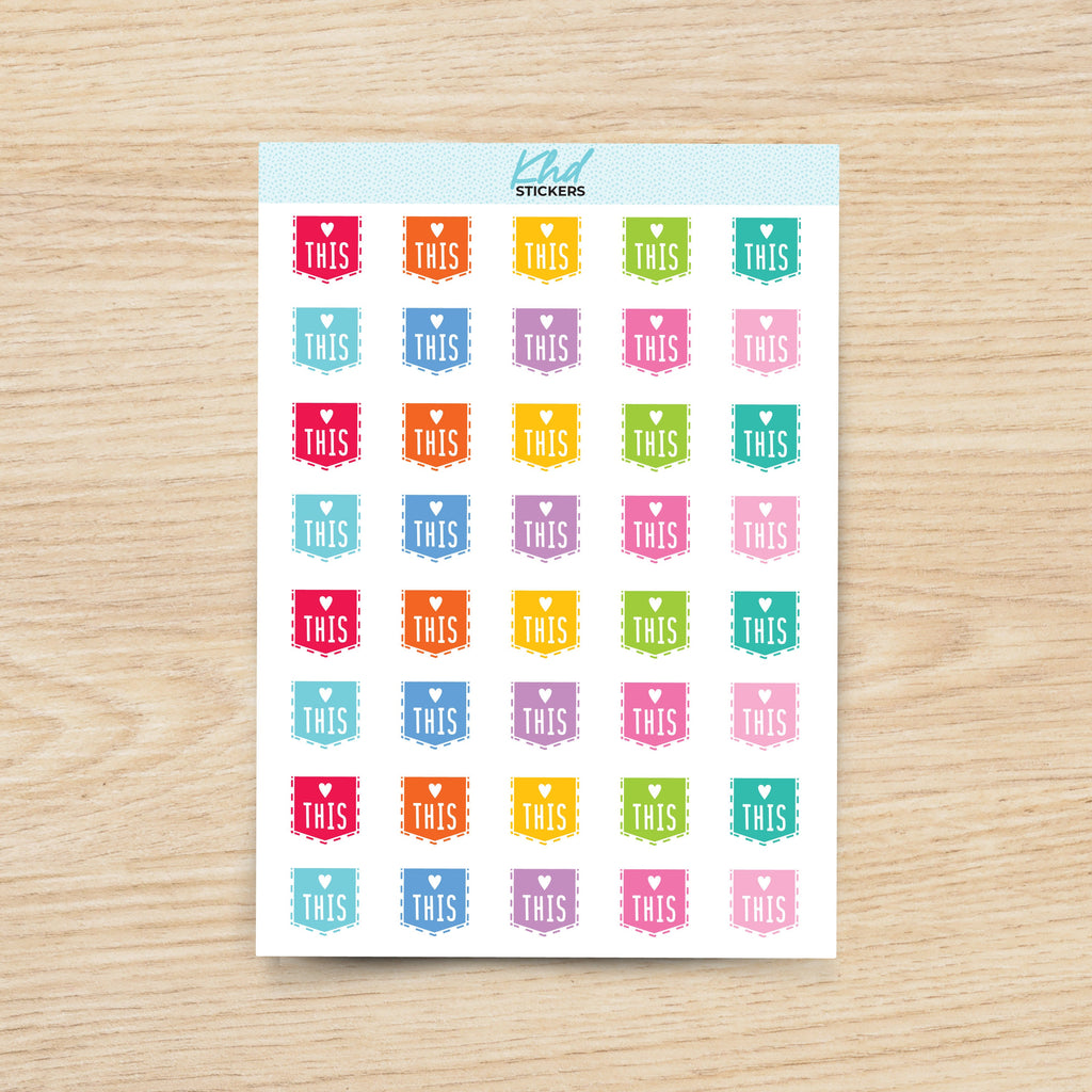 Heart This Planner Stickers