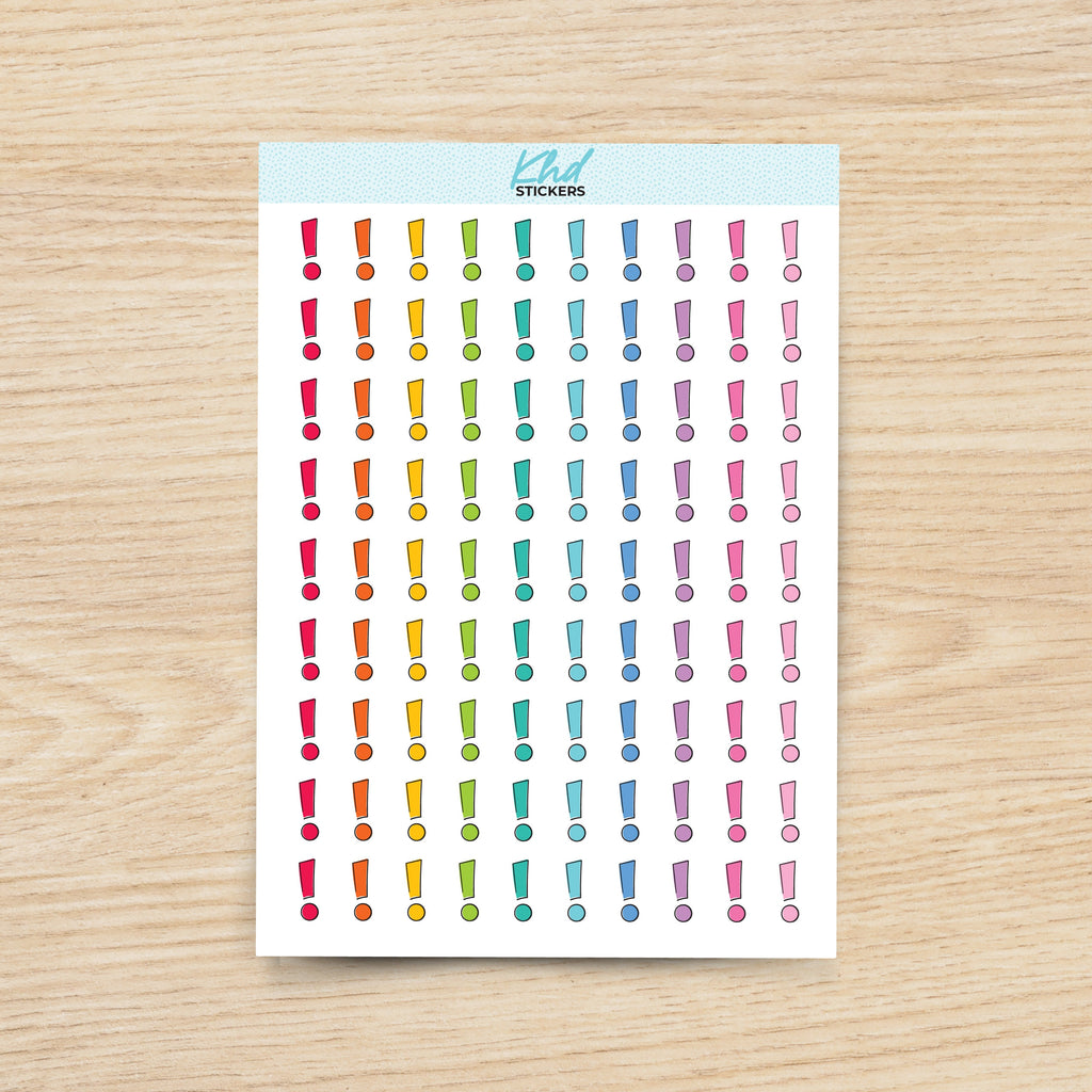 Exclamation Stickers