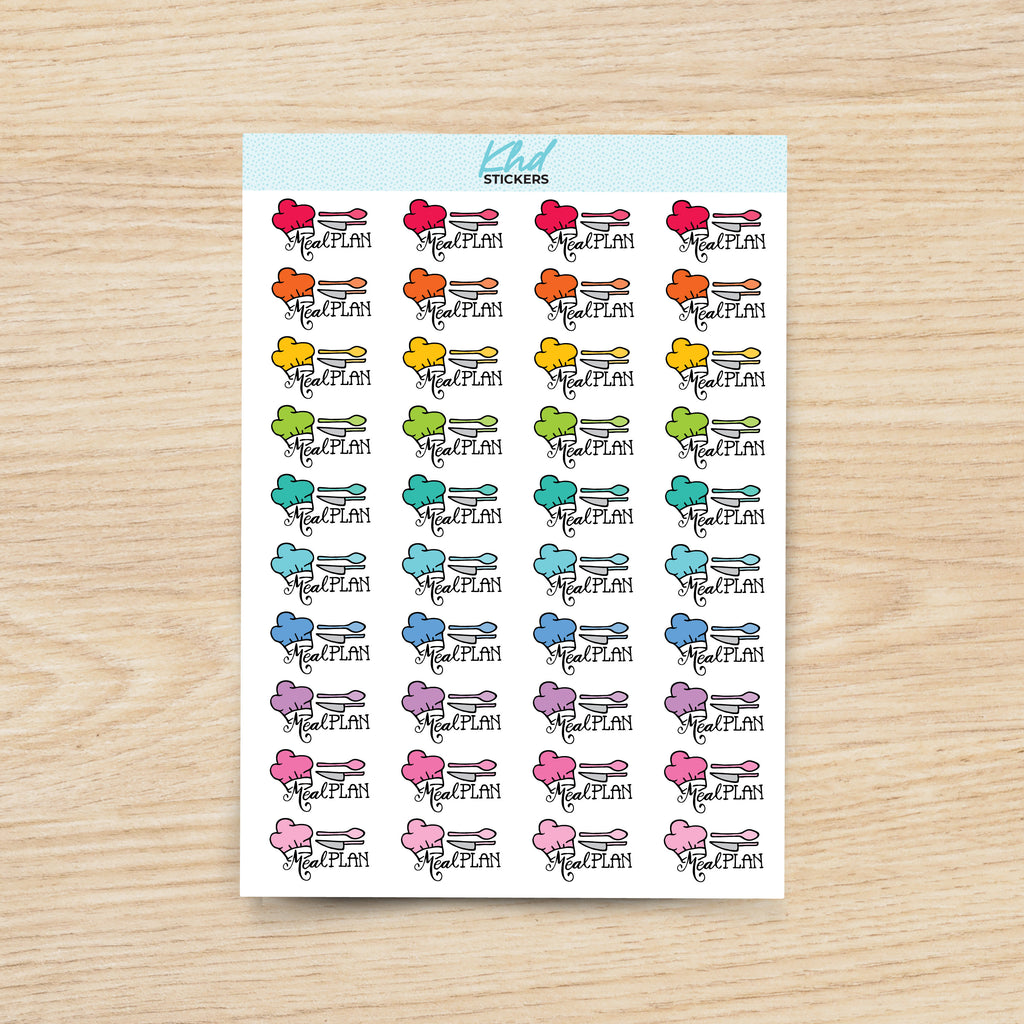 Meal Plan Planner Stickers