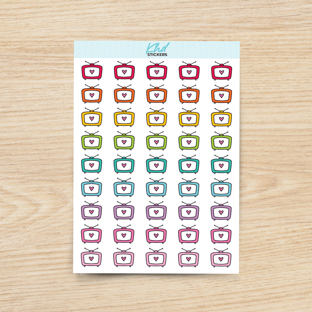 TV Icon Stickers