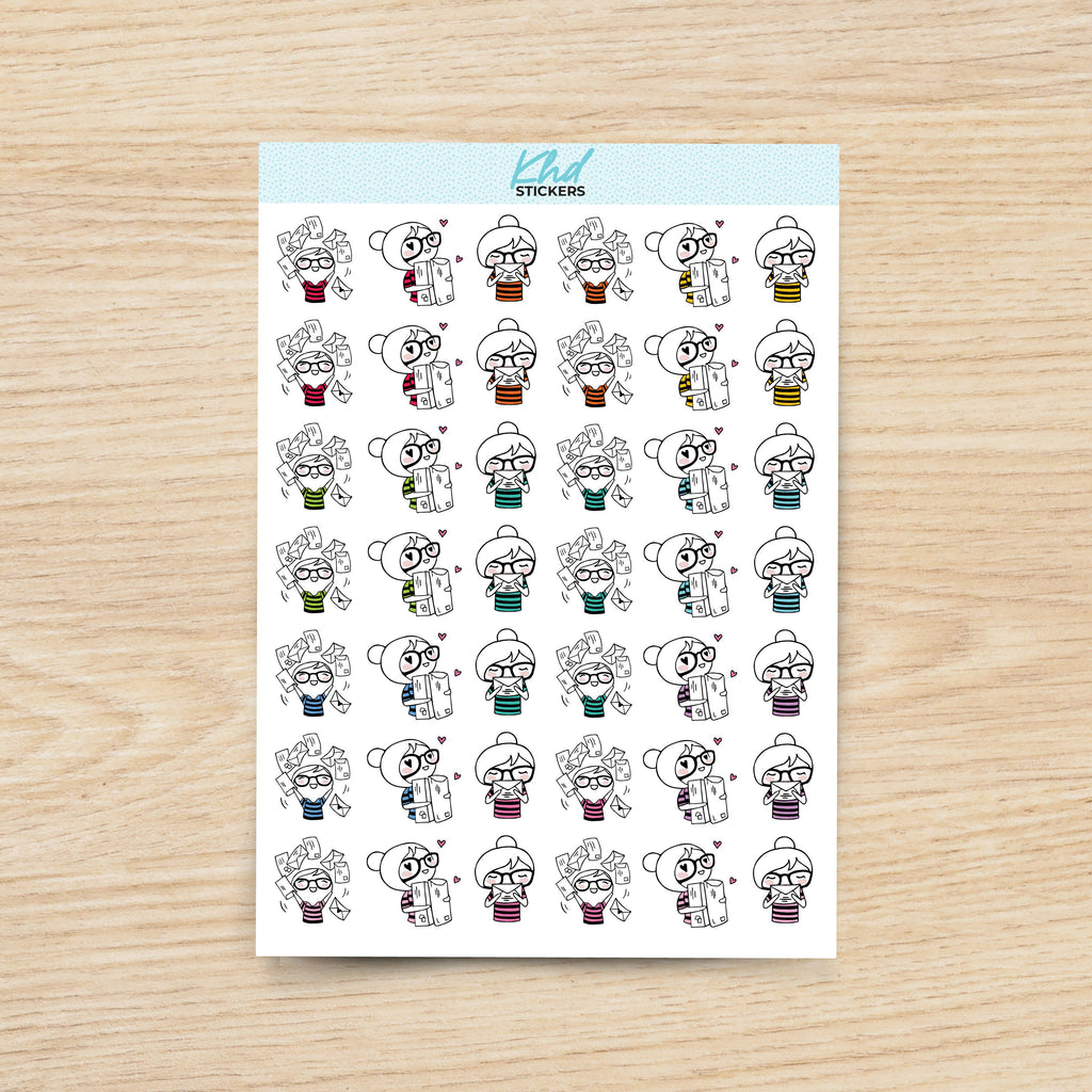 Planner Girl Happy Mail Planner Stickers