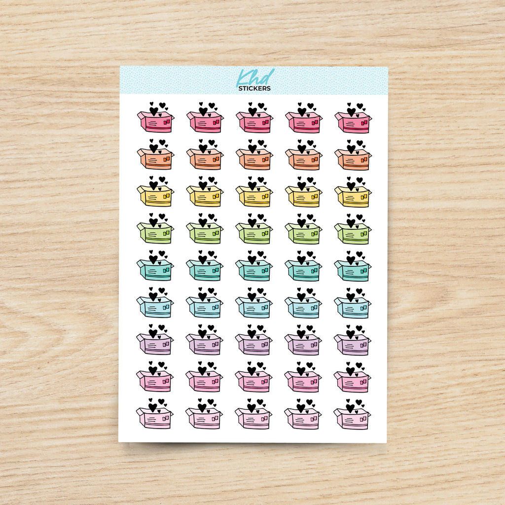Happy Mail Package Planner Stickers
