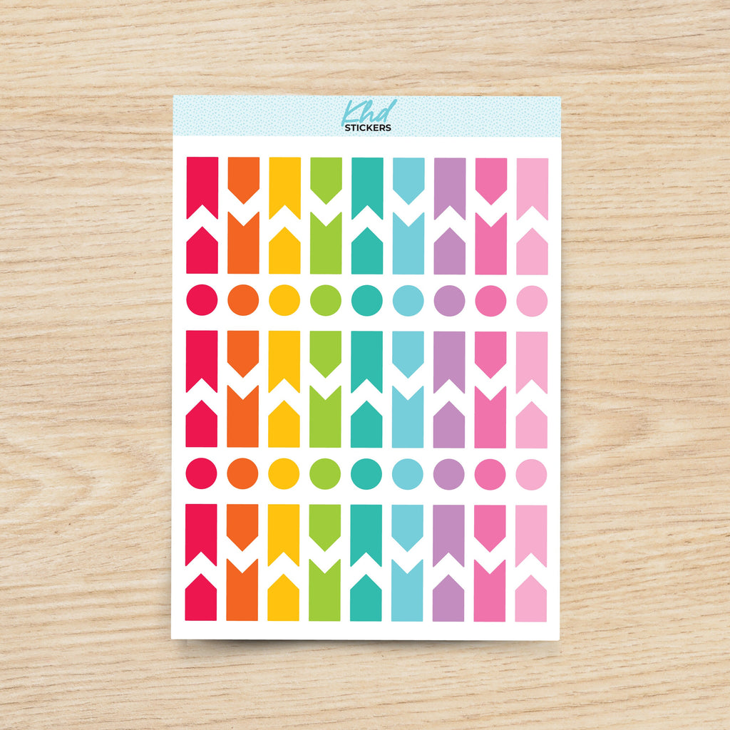 Mixed Arrows Planner Stickers
