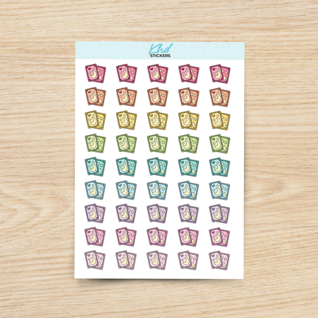 Tarot Card Icon Stickers