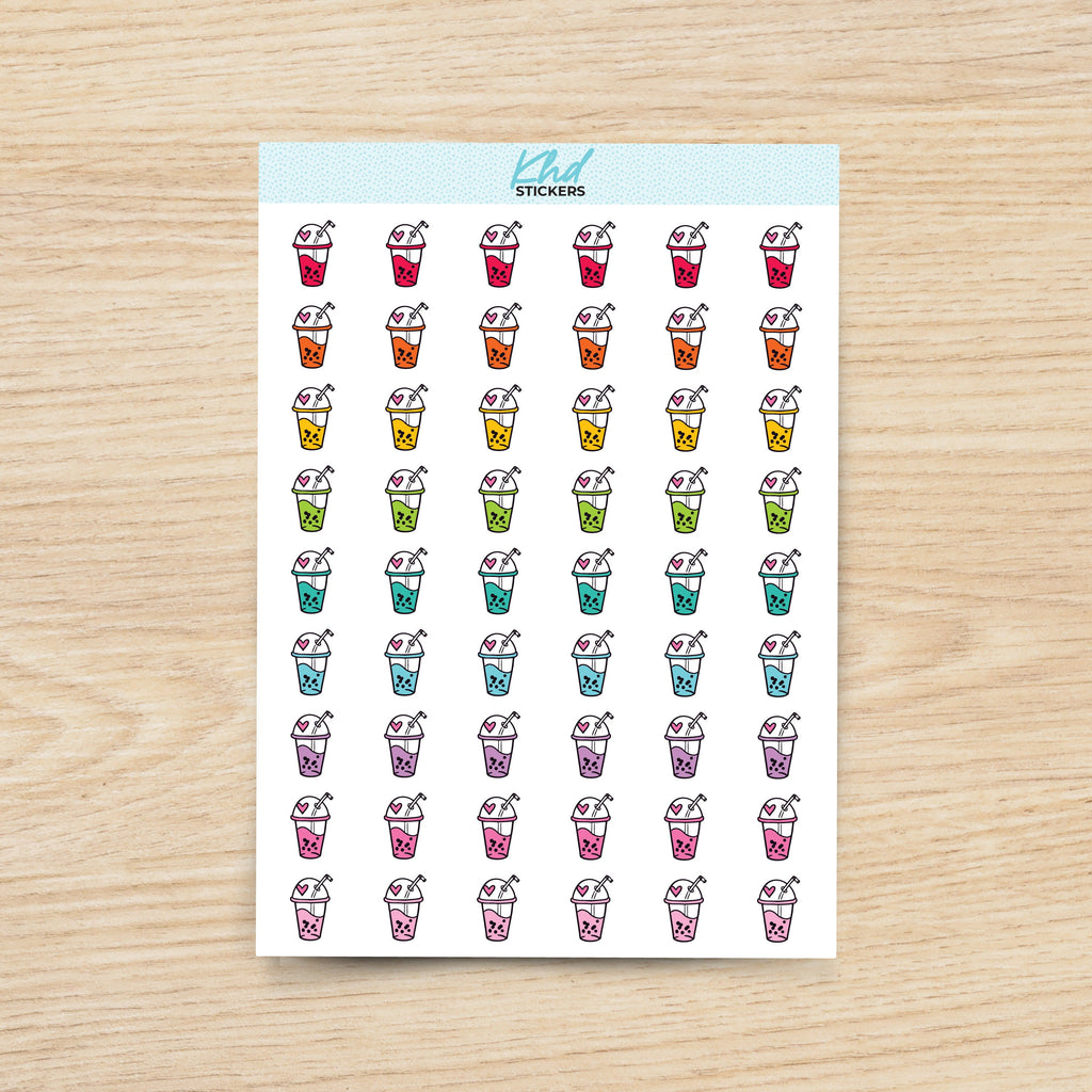 Bubble Tea Icon Stickers