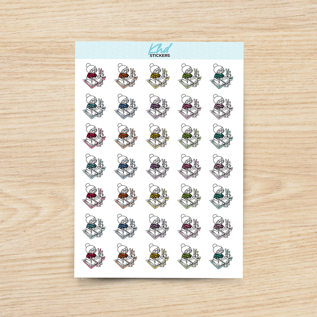 Planner Girl Planning Time Planner Stickers