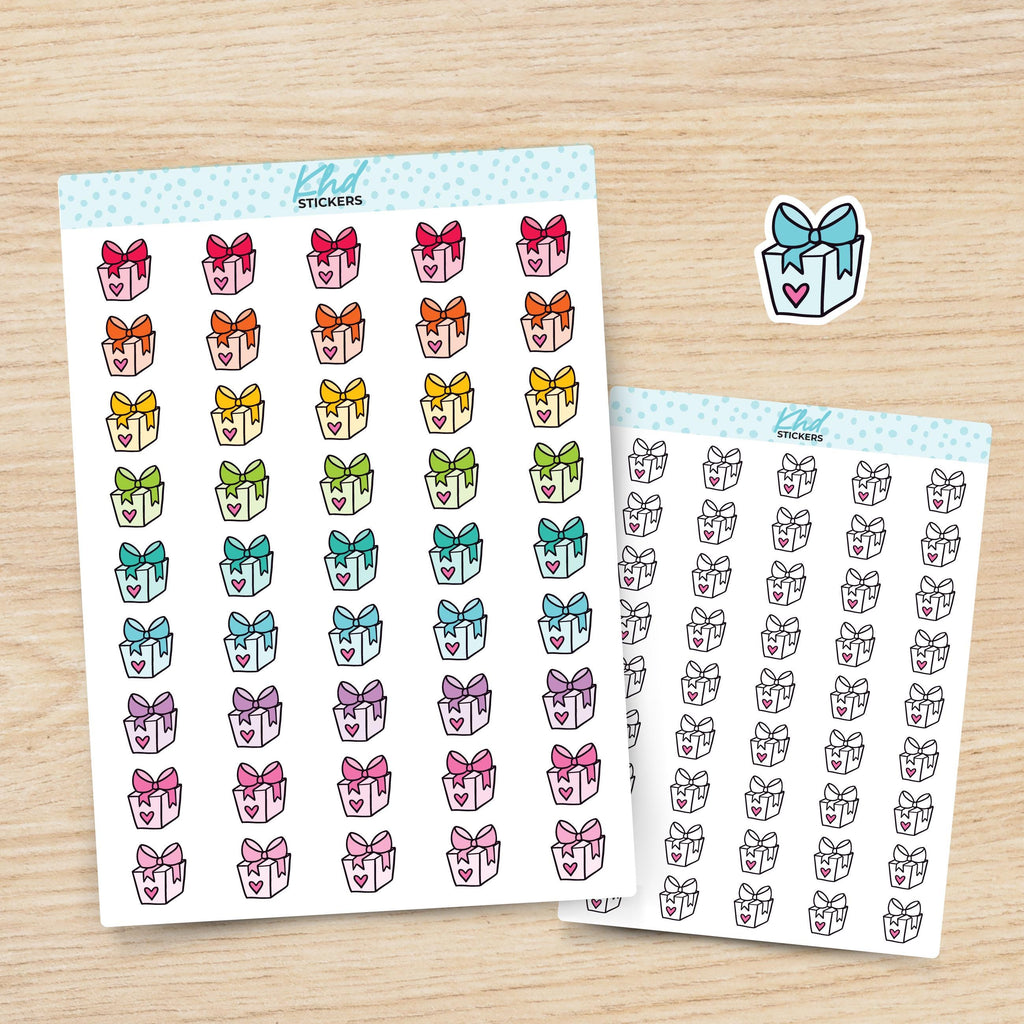 Cute Birthday Icon Stickers