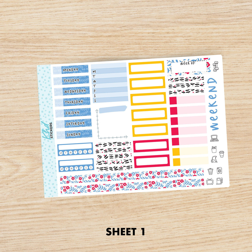 Up North Sticker kit to fit Hobonichi Cousin (A5) planner