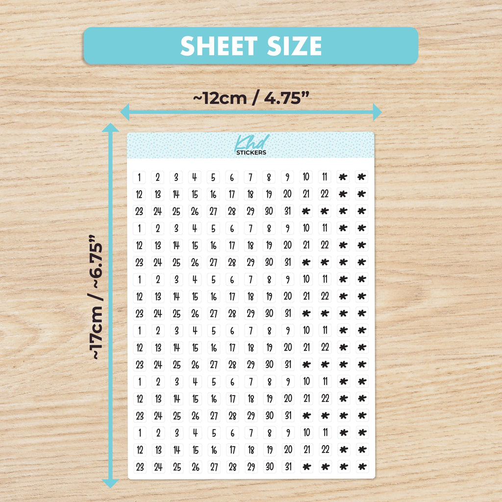 Date Dot Squares