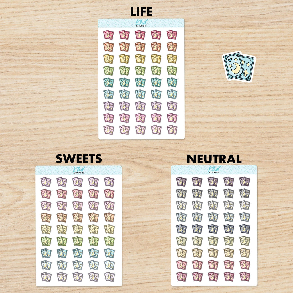 Tarot Card Icon Stickers