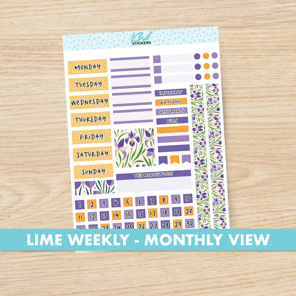 a planner sticker with the words&#39;time weekly &#39;