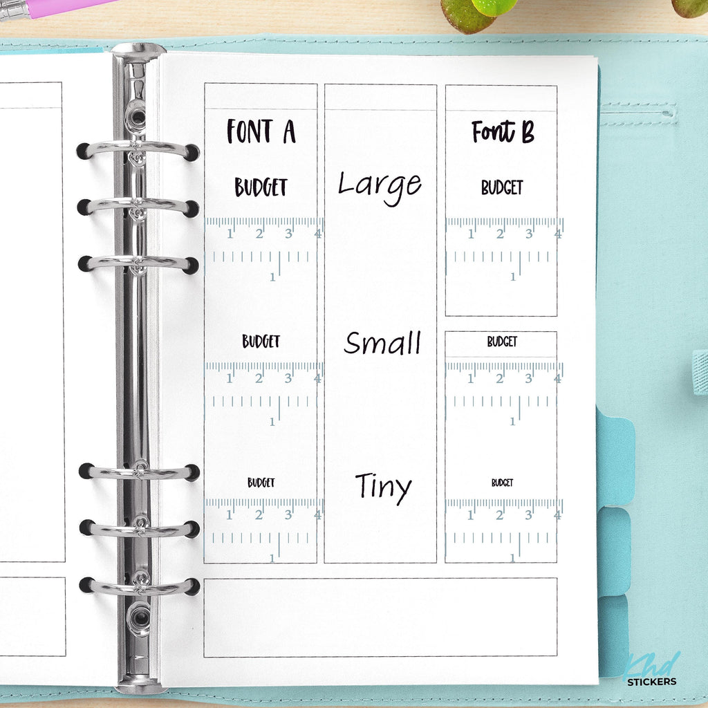 Budget Planner Stickers