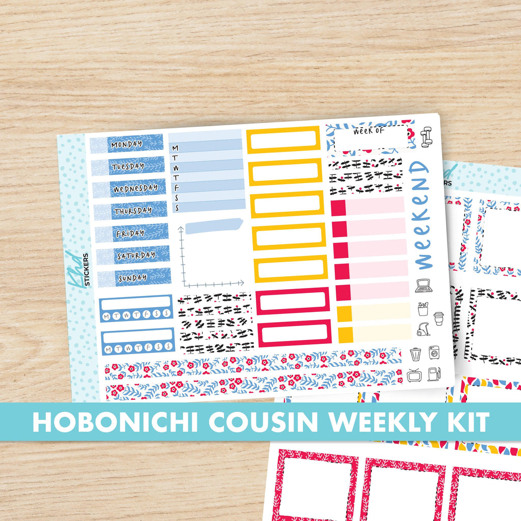 Up North Sticker kit to fit Hobonichi Cousin (A5) planner