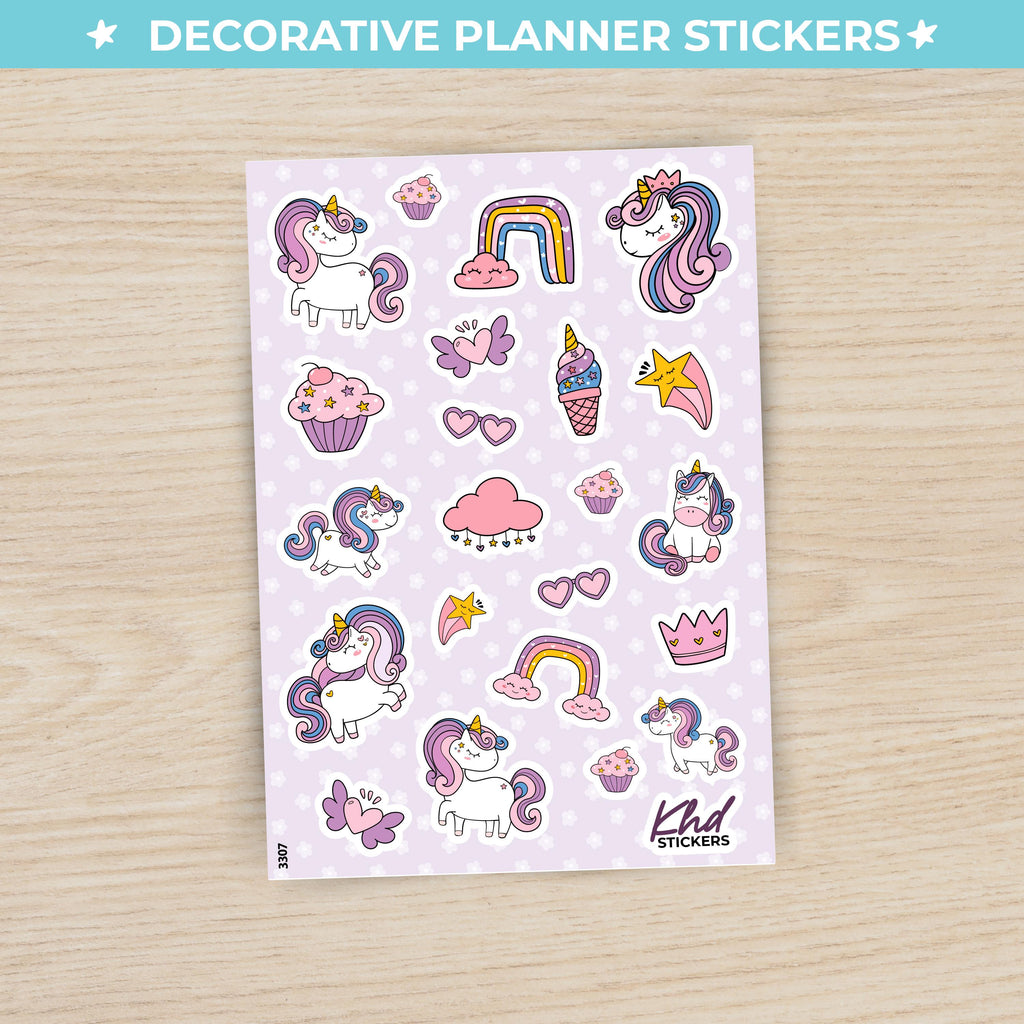 Unicorn Planner Stickers