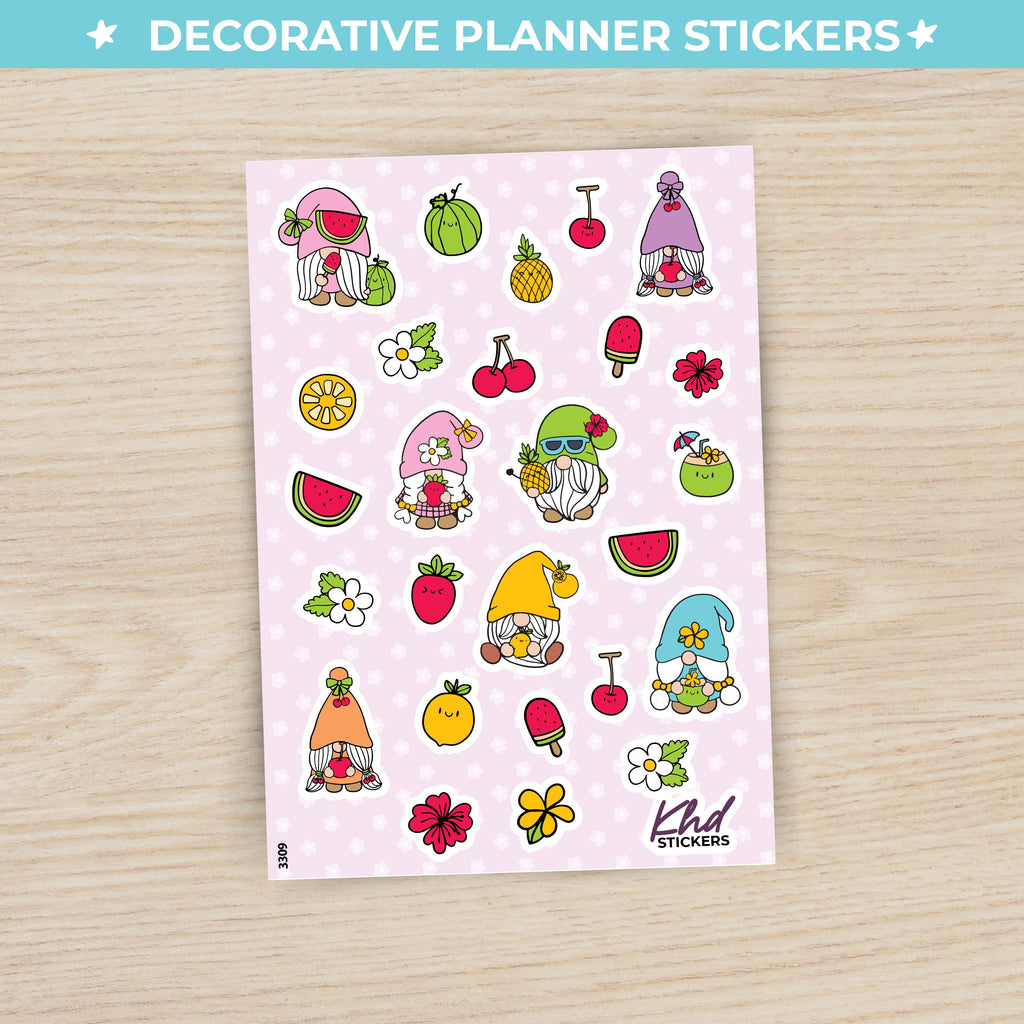 Fruity Gnomes Stickers